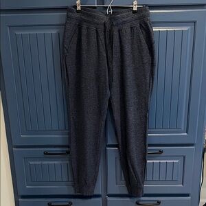 Lululemon Ready to Rulu Pant 29” Joggers Heathered True Navy/Black Size 10